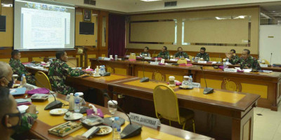 Dankormar Ikuti Vicon Rakor Renaku I 2021 TNI AL