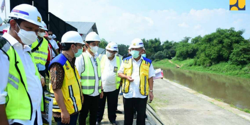 Menteri Basuki Optimis Pembangunan Pintu Air Demangan Baru Selesai Akhir Tahun 2021