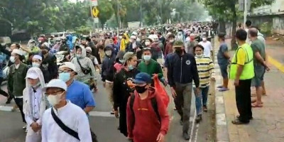 Bawa Senjata Tajam, 200 Lebih Pendukung Habib Rizieq Diamankan Polisi