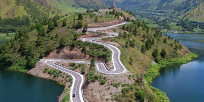 Kementerian PUPR Rampungkan Jalan Akses Wisata Rohani Menuju Bukit Sibea-bea