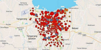 55 Kelurahan di DKI Jakarta Berstatus Zona Merah, Ini Daftarnya
