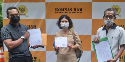 Datangi Komnas HAM, Dua Warga Adukan Eksekusi Lahan PN Jaktim