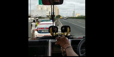 Video Viral, Oknum Polisi Terima Pemberian dari Kernet di Tol Wiyoto Wiyono Tanjung Priok