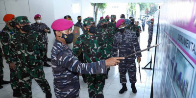 Panglima TNI Pastikan Gedung Dolos Marinir Jadi Sarana Perawatan Covid-19