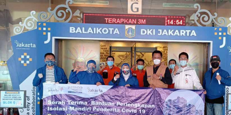Peduli Covid, ASTINDO DPD DKI Jakarta Berikan Bantuan Perlengkapan Isolasi Mandiri Di Rusun Nagrak Cilincing