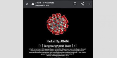 Diretas Hecker, Website Resmi Pemkot Makassar Berganti 'Covid-19 Was Here'