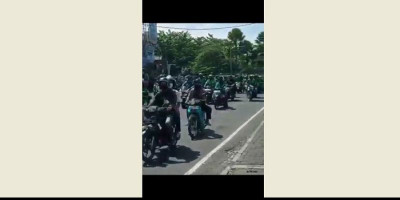 Ribuan Ojol di Kota Bandung Konvoi Tolak PPKM, Seluruh Jalan Sempat Ditutup