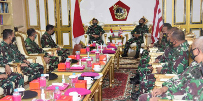 Dankormar Terima Kunjungan Komandan PMPP TNI