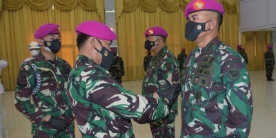 Dankormar Pimpin Acara Sertijab Danpasmar 3