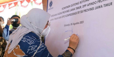 Menaker dan Stakeholder Ketenagakerjaan Tandatangani Deklarasi Gotong Royong Hadapi Pandemi Covid-19