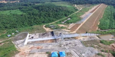 Bendungan Marangkayu Kaltim Airi 4.500 Hektar Lahan Irigasi