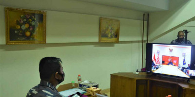 Danlanmar Jakarta Ikuti Sidang Panjab B Dan C Secara Virtual
