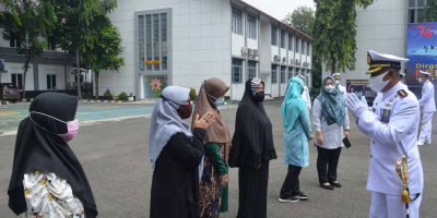 Lanmar Jakarta Ikuti Upacara HUT RI ke 76 Secara Virtual