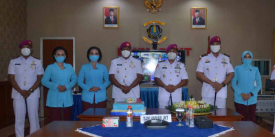 Secara Virtual Danlanmar Jakarta Mengikuti HUT Jalasenastri Ke-75 Tahun