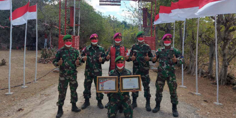 Marinir Pelopori Kampung Oeseli Jadi Kampung Merah Putih Di Ujung Selatan Indonesia