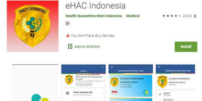 Data Pengguna di Aplikasi e-HAC Diduga Bocor, Ini Kata Kemenkes