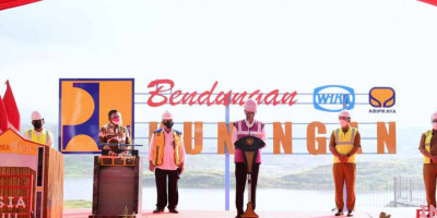 Diresmikan Presiden Jokowi, Bendungan Kuningan Siap Layani Daerah Irigasi Seluas 3.000 Hektare 