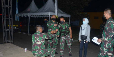 Menjelang Serbuan Vaksin, Danlanmar Jakarta Tinjau Penyiapan Sarpras
