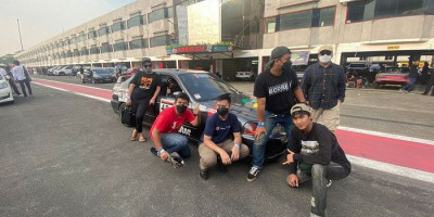 Reza Rizki Arjai Debut di Sentul Drag Fest Seri 3