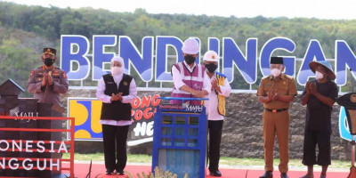 Bendungan Bendo, Bendungan Ketujuh Yang Diresmikan Presiden Jokowi Tahun 2021 