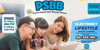Pasang ICONNET, Nikmati Promo Biaya Tambah Daya Hanya Rp202.100