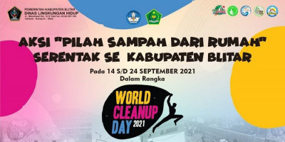 Webinar Kolaborasi Pemkab Blitar dengan World Cleanup Day dalam Aksi Cleanup 2021