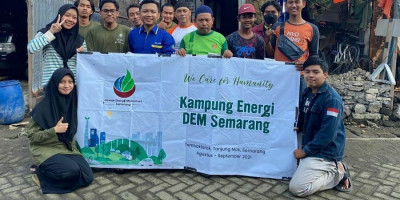 Peduli Energi, DEM Semarang Persembahkan Kampung Energi
