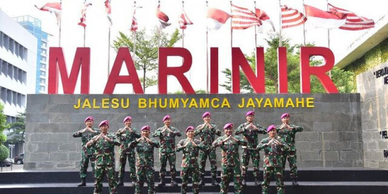 11 Perwira Terbaik Korps Marinir Selesaikan Pendidikan Di Sesko TNI