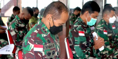 Sambut PON XX, Kodam XVII/Cenderawasih Gelar Doa Bersama