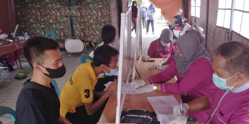 Rumkitalmar Lanmar Surabaya Laksanakan Kegiatan Vaksinasi