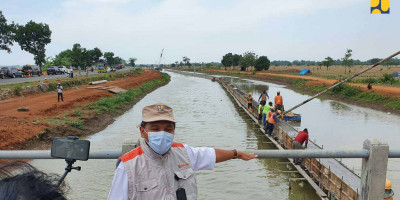 Kementerian PUPR Lanjutkan Modernisasi Jaringan Irigasi Rentang Hingga 2024