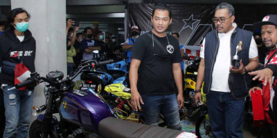 Kreasi Motor Antik Karya Anak-anak Muda Pukau Pimpinan MPR