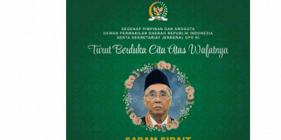 Sabam Sirait Wafat, DPD RI Berduka