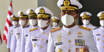 Dankormar Ikuti Upacara Hari Kesaktian Pancasila Secara Virtual 
