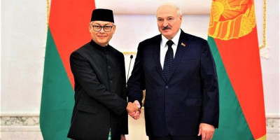 Duta Besar RI Serahkan Surat-Surat Kepercayaan ke Presiden Belarus