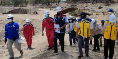 Kementerian PUPR Perbaiki Bendung Mena untuk Pemulihan Suplai Air Irigasi di Kabupaten Timor Tengah Utara