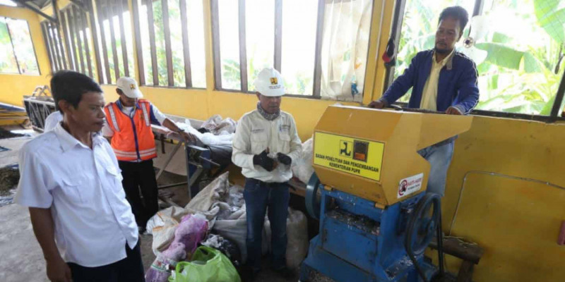 Lebihi Target, Program Padat Karya Pengelolaan Sampah Permukiman Kementerian PUPR Serap 4.098 Tenaga Kerja