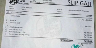 Pekerja Swalayan Curhat Gajinya Dipotong Sisa Rp368 Ribu Viral, Begini Klarifikasi Kemnaker