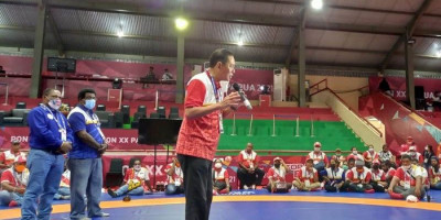 Hormati Kearifan Lokal, Gulat PON Papua Hanya Gelar Satu Pertandingan di Hari Minggu