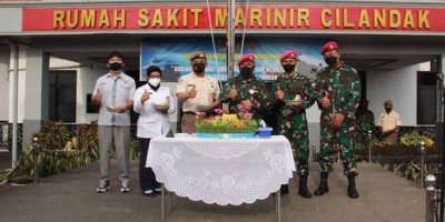 Danrumkitalmar Cilandak Peringati Hari Kesehatan TNI  AL Tahun 2021  