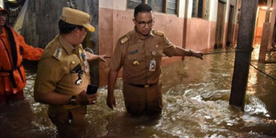 Anies Baswedan Pasang Target Hadapi Musim Hujan dan Banjir, Surut 6 Jam dan Nihil Korban