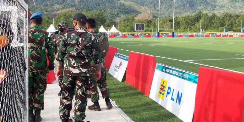 Pengamanan Final Rugby Antara Papua vs DKI Jakarta Diperketat