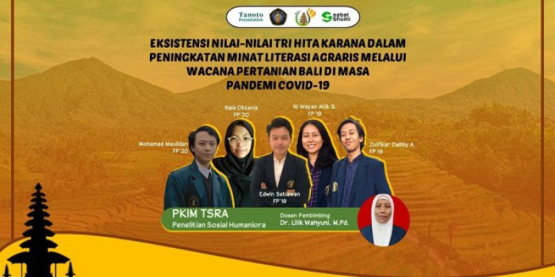 5 Mahasiswa Universitas Brawijaya Gelar Penelitian Literasi Agraris Petani Bali