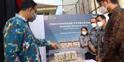 Anies Baswedan Bangun Kembali Kampung Susun Kunir yang Digusur Ahok