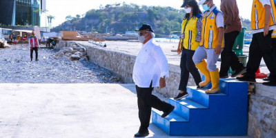 Menteri Basuki Targetkan Penataan Marina Selesai Pertengahan November 2021