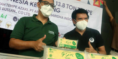 Rumah Tempe Azaki Kembali Lepas Ekspor 13,8 Ton Tempe Ke Jepang