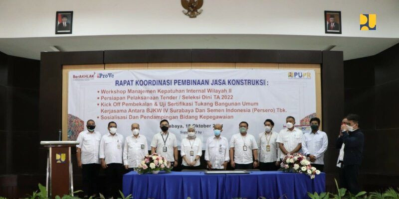 Kementerian PUPR Lelang Dini 191 Paket Pekerjaan TA 2022 di Provinsi Jawa Timur