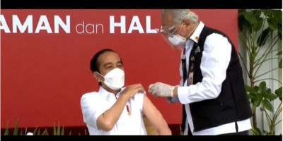 Jokowi Optimistis Vaksinasi Capai 270 Juta Akhir Tahun 2021