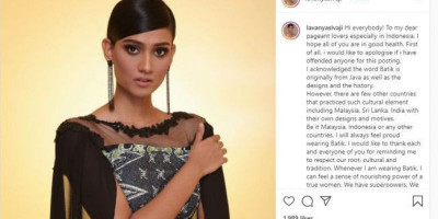 Miss World Malaysia 2021 Sebut Kain Batik dari Malaysia Diprotes Netizen, Begini Penjelasannya
