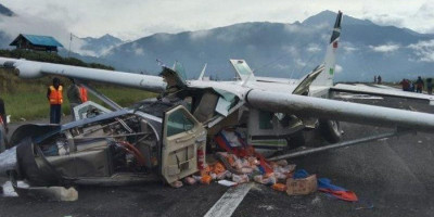 Jenazah Pilot yang Kecelakaan di Ilaga Papua Diterbangkan ke Jakarta
